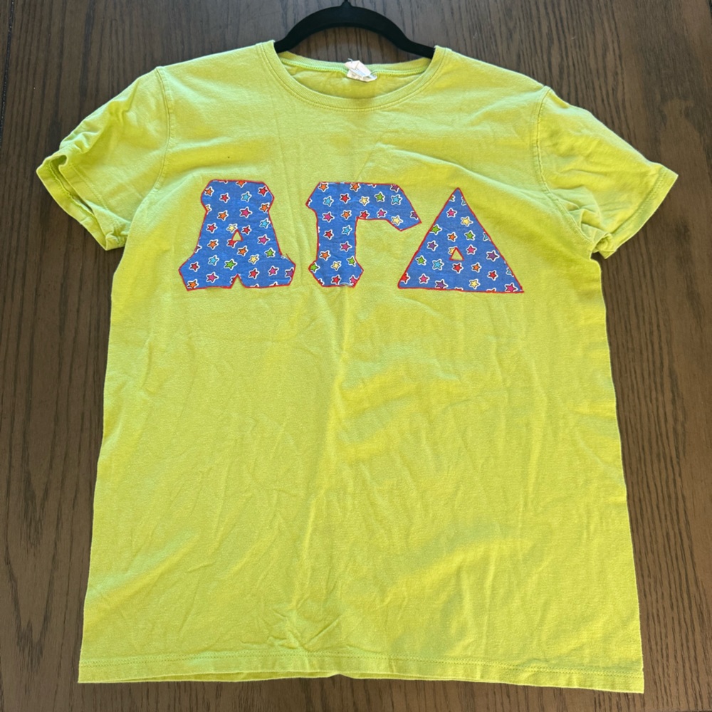 Embroidered Alpha Gamma Delta T-Shirt | AGD | ΑΓΔ